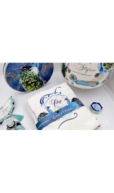 Trusou botez cu pauni pentru baieti Royal Peacock  14